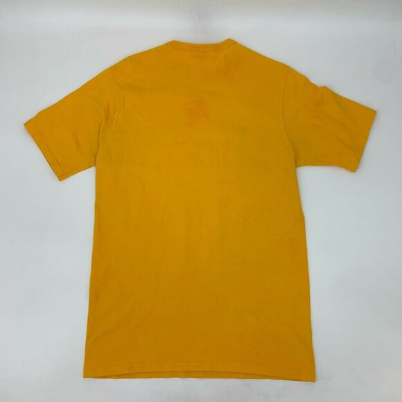 Vintage Champion Thick Cotton T Shirt Mens Size L Corn Yellow Short Sleeve *READ - Picture 3 of 10